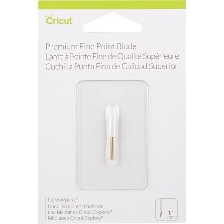 Cricut Premium Fine-Point Blade + Housing, Cutting Blade for Light to  Mid-Weight Materials Like Cardstock, Vinyl, Iron-On & More, Works with  Cricut