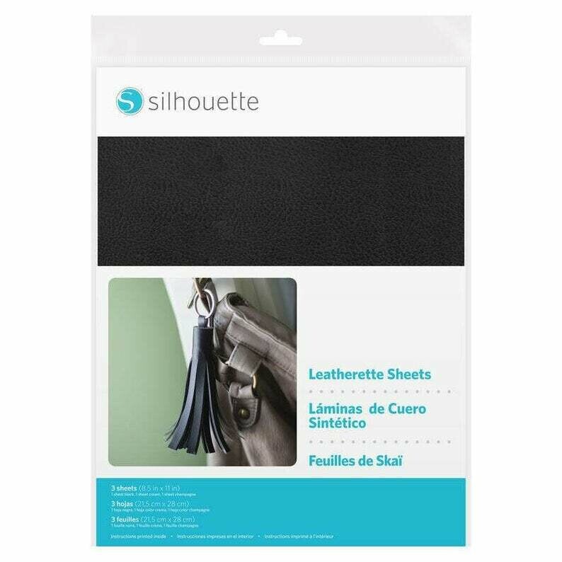 Silhouette Leatherette Sheets, 3pk
