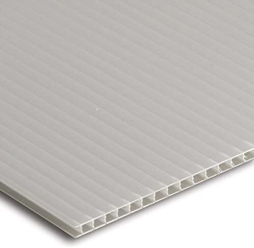 48 x 24 Corrugated Plastic Sheets - Short Flute White